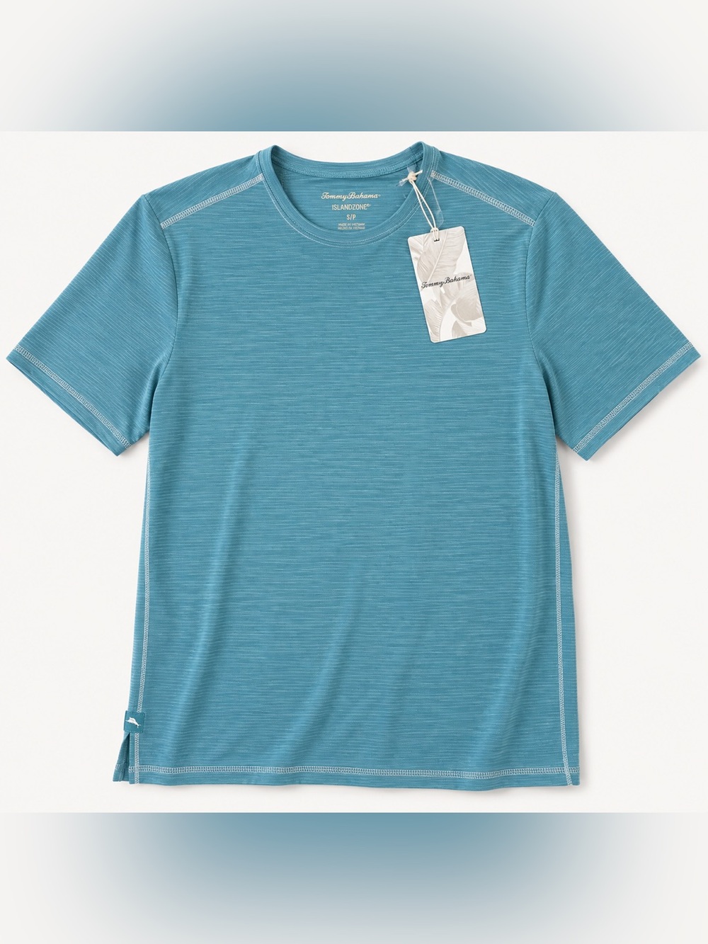 Tommy Bahama Paradise Isles IslandZone Tee Men’s S NWT Azul Mar Performance